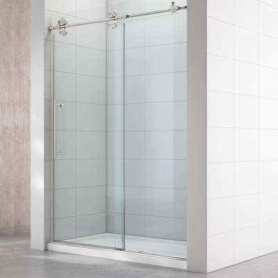 Stainless Steel Hardware Frameless Sliding Shower Door Sliding Shower